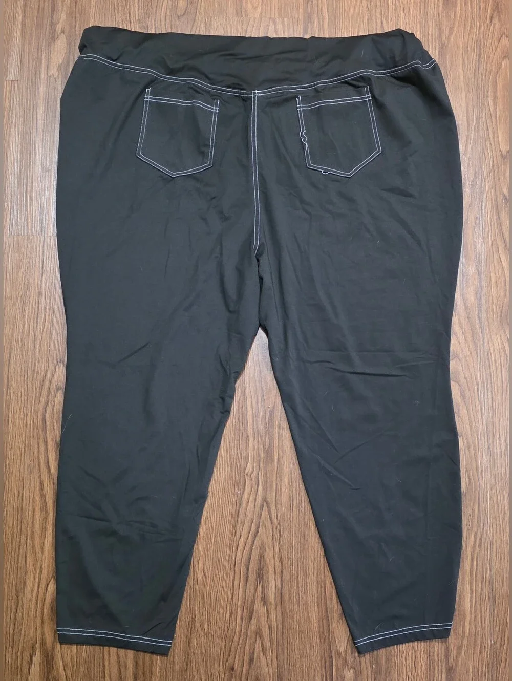 SHEIN 2 Pair Navy&Black Lightweight Pull-on Leisure Pants Women's Size 7XL+